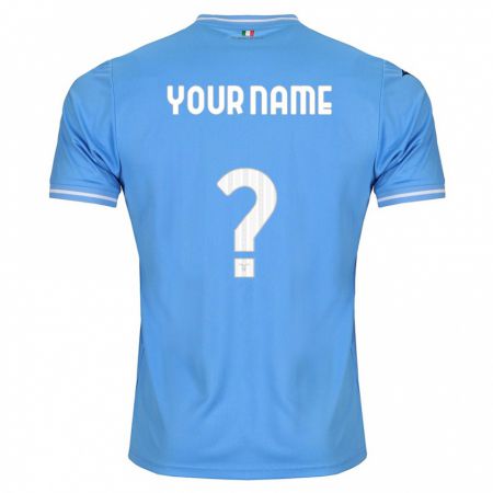 Kandiny Bambino Maglia Il Tuo Nome #0 Blu Kit Gara Home 2023/24 Maglietta