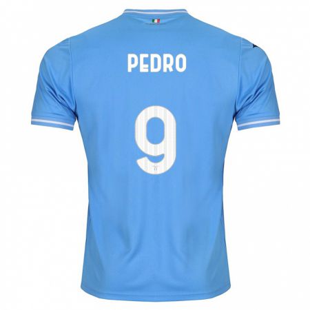 Kandiny Bambino Maglia Pedro #9 Blu Kit Gara Home 2023/24 Maglietta