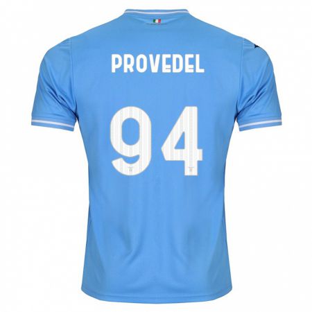 Kandiny Kinderen Ivan Provedel #94 Blauw Thuisshirt Thuistenue 2023/24 T-Shirt België