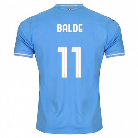 Kandiny Kinderen Mahamadou Balde #11 Blauw Thuisshirt Thuistenue 2023/24 T-Shirt België