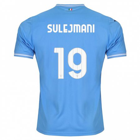 Kandiny Kinderen Flavio Sulejmani #19 Blauw Thuisshirt Thuistenue 2023/24 T-Shirt België