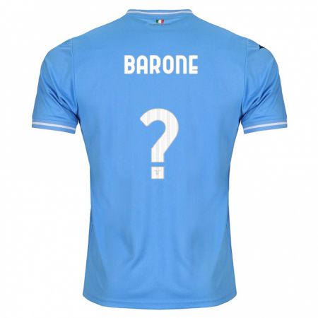 Kandiny Bambino Maglia Alessio Barone #0 Blu Kit Gara Home 2023/24 Maglietta