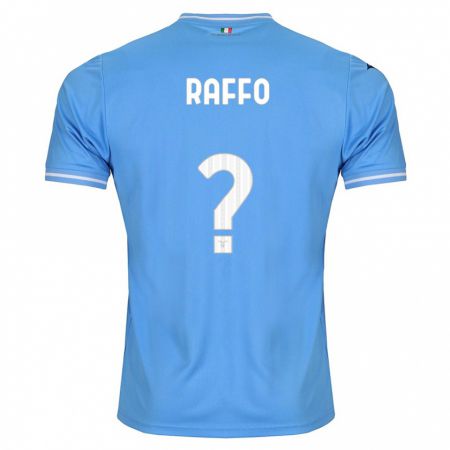 Kandiny Kinderen Edoardo Raffo #0 Blauw Thuisshirt Thuistenue 2023/24 T-Shirt België