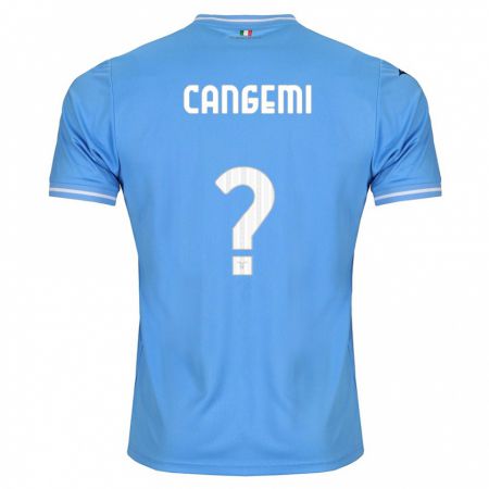 Kandiny Kinder Emanuele Cangemi #0 Blau Heimtrikot Trikot 2023/24 T-Shirt Österreich