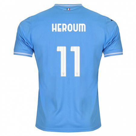 Kandiny Kinderen Nora Heroum #11 Blauw Thuisshirt Thuistenue 2023/24 T-Shirt België