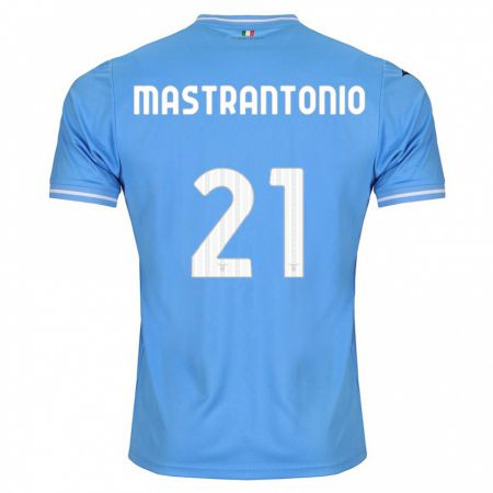 Kandiny Kinder Ella Mastrantonio #21 Blau Heimtrikot Trikot 2023/24 T-Shirt Österreich