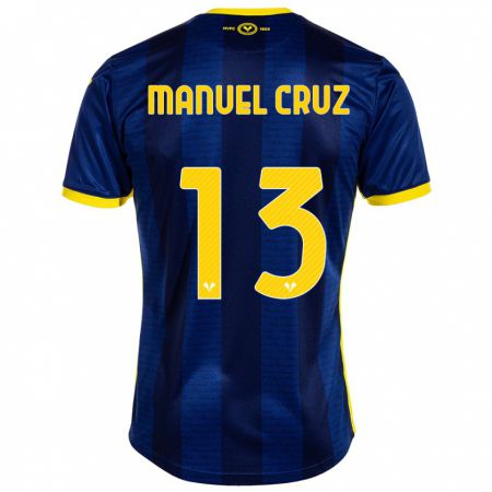 Kandiny Kinder Juan Manuel Cruz #13 Marine Heimtrikot Trikot 2023/24 T-Shirt Österreich