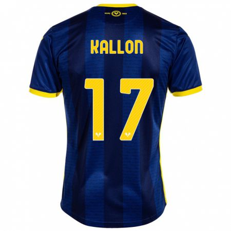 Kandiny Bambino Maglia Yayah Kallon #17 Marina Militare Kit Gara Home 2023/24 Maglietta