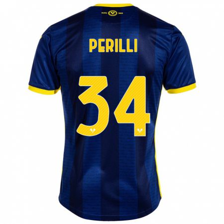 Kandiny Bambino Maglia Simone Perilli #34 Marina Militare Kit Gara Home 2023/24 Maglietta