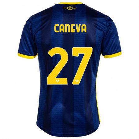 Kandiny Bambino Maglia Elia Caneva #27 Marina Militare Kit Gara Home 2023/24 Maglietta