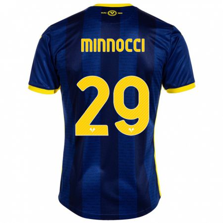 Kandiny Kinder Valerio Minnocci #29 Marine Heimtrikot Trikot 2023/24 T-Shirt Österreich