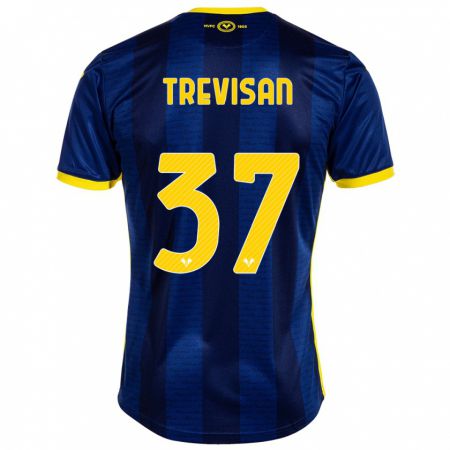 Kandiny Bambino Maglia Michael Trevisan #37 Marina Militare Kit Gara Home 2023/24 Maglietta