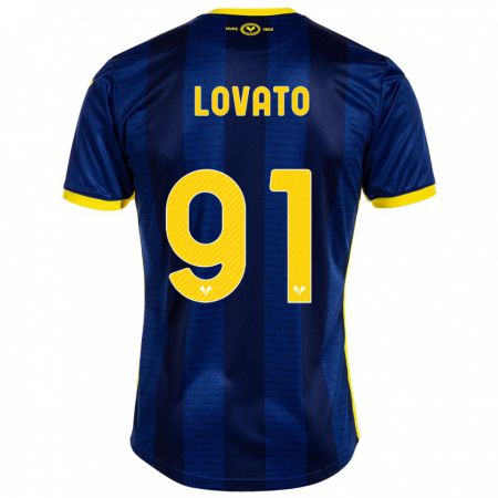 Kandiny Bambino Maglia Enrico Lovato #91 Marina Militare Kit Gara Home 2023/24 Maglietta