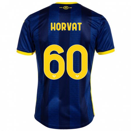 Kandiny Kinderen Mihaela Horvat #60 Marine Thuisshirt Thuistenue 2023/24 T-Shirt België