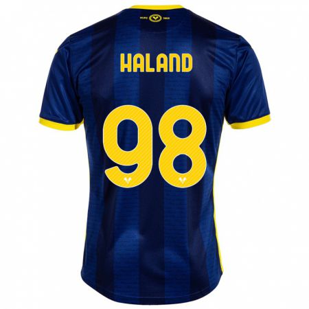 Kandiny Kinderen Benedicte Iversen Håland #98 Marine Thuisshirt Thuistenue 2023/24 T-Shirt België