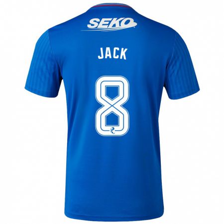 Kandiny Bambino Maglia Ryan Jack #8 Blu Kit Gara Home 2023/24 Maglietta