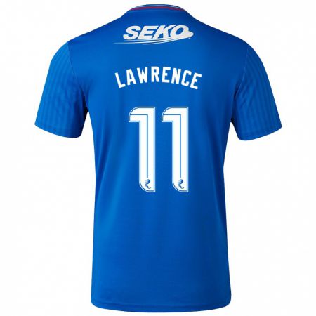 Kandiny Bambino Maglia Tom Lawrence #11 Blu Kit Gara Home 2023/24 Maglietta