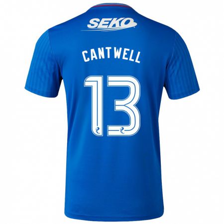 Kandiny Kinder Todd Cantwell #13 Blau Heimtrikot Trikot 2023/24 T-Shirt Österreich