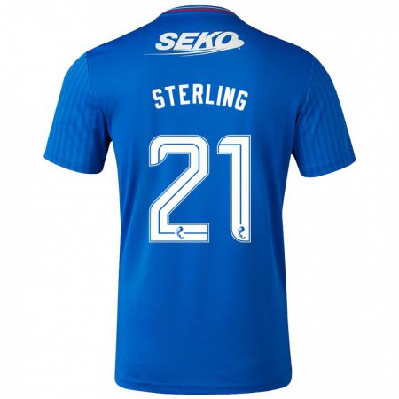 Kandiny Niño Camiseta Dujon Sterling #21 Azul 1ª Equipación 2023/24 La Camisa