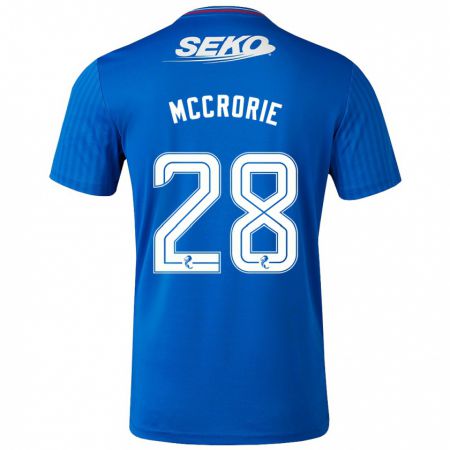 Kandiny Kinderen Robby Mccrorie #28 Blauw Thuisshirt Thuistenue 2023/24 T-Shirt België