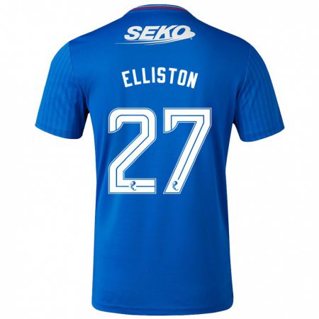 Kandiny Niño Camiseta Maddie Elliston #27 Azul 1ª Equipación 2023/24 La Camisa México