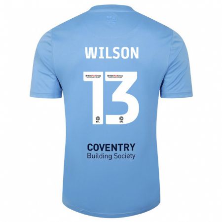 Kandiny Bambino Maglia Ben Wilson #13 Cielo Blu Kit Gara Home 2023/24 Maglietta