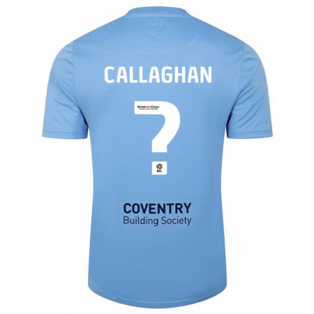 Kandiny Bambino Maglia Charlie Callaghan #0 Cielo Blu Kit Gara Home 2023/24 Maglietta