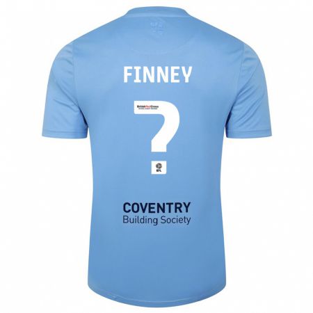 Kandiny Bambino Maglia Charlie Finney #0 Cielo Blu Kit Gara Home 2023/24 Maglietta