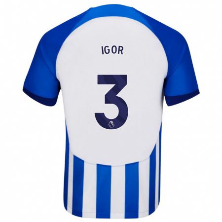 Kandiny Niño Camiseta Igor #3 Azul 1ª Equipación 2023/24 La Camisa