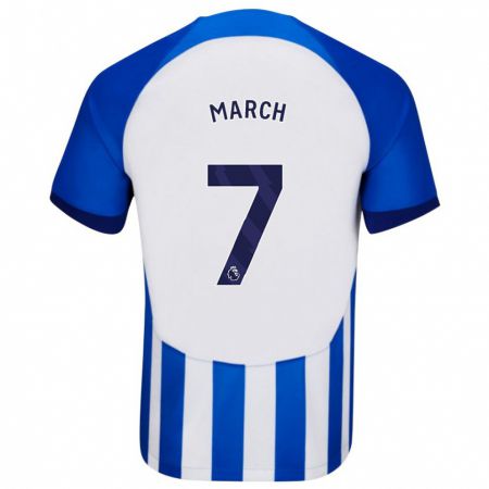 Kandiny Kinderen Solly March #7 Blauw Thuisshirt Thuistenue 2023/24 T-Shirt België