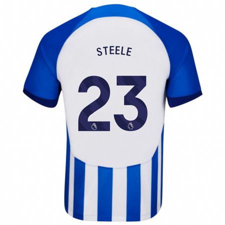 Kandiny Niño Camiseta Jason Steele #23 Azul 1ª Equipación 2023/24 La Camisa