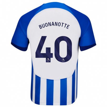 Kandiny Niño Camiseta Facundo Buonanotte #40 Azul 1ª Equipación 2023/24 La Camisa