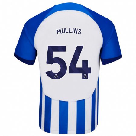 Kandiny Bambino Maglia Jamie Mullins #54 Blu Kit Gara Home 2023/24 Maglietta