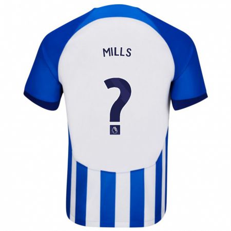 Kandiny Niño Camiseta Harry Mills #0 Azul 1ª Equipación 2023/24 La Camisa