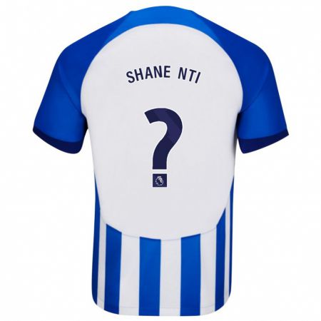 Kandiny Kinder Shane Nti #0 Blau Heimtrikot Trikot 2023/24 T-Shirt Österreich