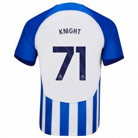 Kandiny Niño Camiseta Joe Knight #71 Azul 1ª Equipación 2023/24 La Camisa