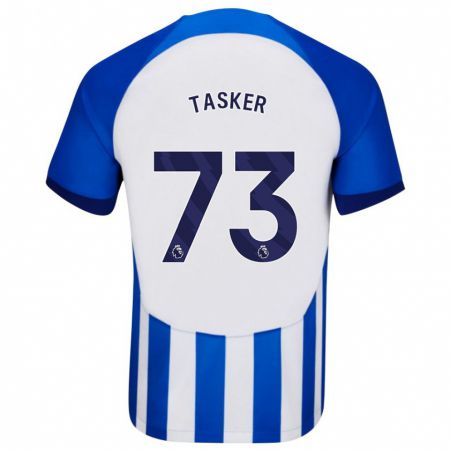 Kandiny Bambino Maglia Charlie Tasker #73 Blu Kit Gara Home 2023/24 Maglietta