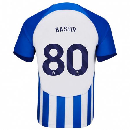 Kandiny Niño Camiseta Sahil Bashir #80 Azul 1ª Equipación 2023/24 La Camisa