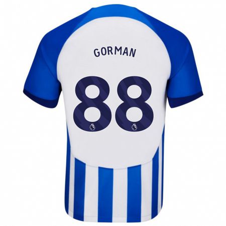 Kandiny Kinder Ronnie Gorman #88 Blau Heimtrikot Trikot 2023/24 T-Shirt Österreich