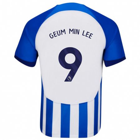 Kandiny Kinder Lee Geum-Min #9 Blau Heimtrikot Trikot 2023/24 T-Shirt Österreich