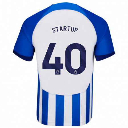 Kandiny Kinderen Katie Startup #40 Blauw Thuisshirt Thuistenue 2023/24 T-Shirt België