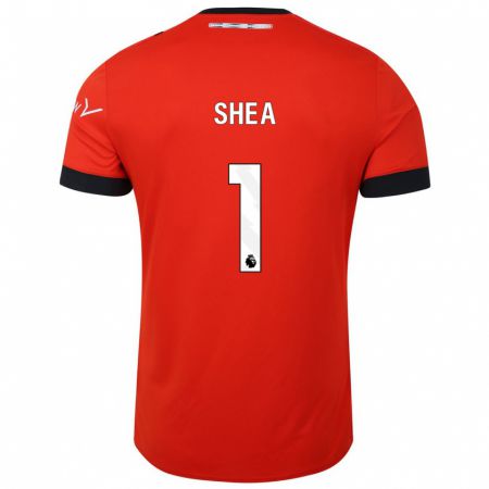 Kandiny Bambino Maglia James Shea #1 Rosso Kit Gara Home 2023/24 Maglietta