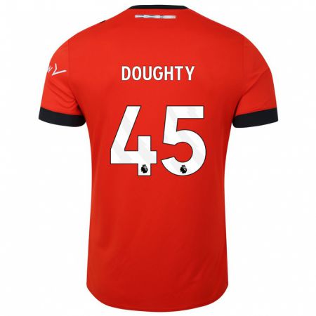 Kandiny Kinderen Alfie Doughty #45 Rood Thuisshirt Thuistenue 2023/24 T-Shirt België