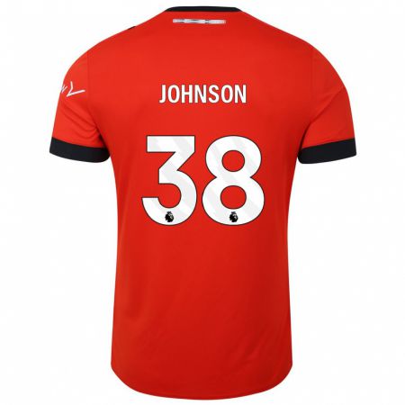 Kandiny Bambino Maglia Joe Johnson #38 Rosso Kit Gara Home 2023/24 Maglietta