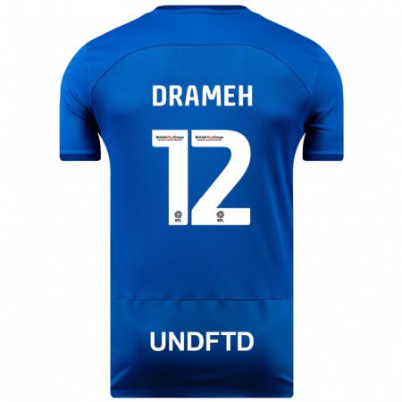 Kandiny Kinder Cody Drameh #12 Blau Heimtrikot Trikot 2023/24 T-Shirt Österreich