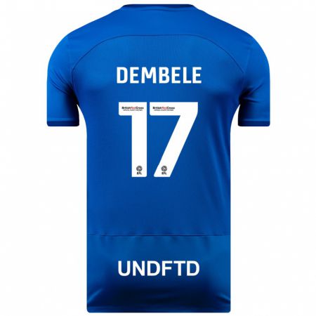 Kandiny Kinderen Siriki Dembélé #17 Blauw Thuisshirt Thuistenue 2023/24 T-Shirt België