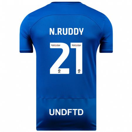 Kandiny Kinderen John Ruddy #21 Blauw Thuisshirt Thuistenue 2023/24 T-Shirt België