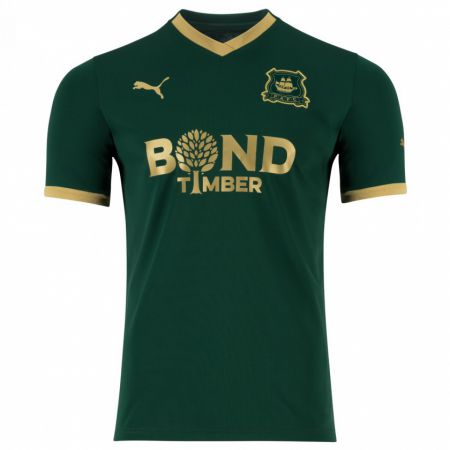 Kandiny Bambino Maglia Lewis Gibson #17 Verde Kit Gara Home 2023/24 Maglietta