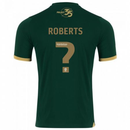 Kandiny Bambino Maglia Caleb Roberts #0 Verde Kit Gara Home 2023/24 Maglietta