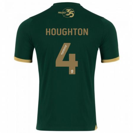 Kandiny Niño Camiseta Jordan Houghton #4 Verde 1ª Equipación 2023/24 La Camisa